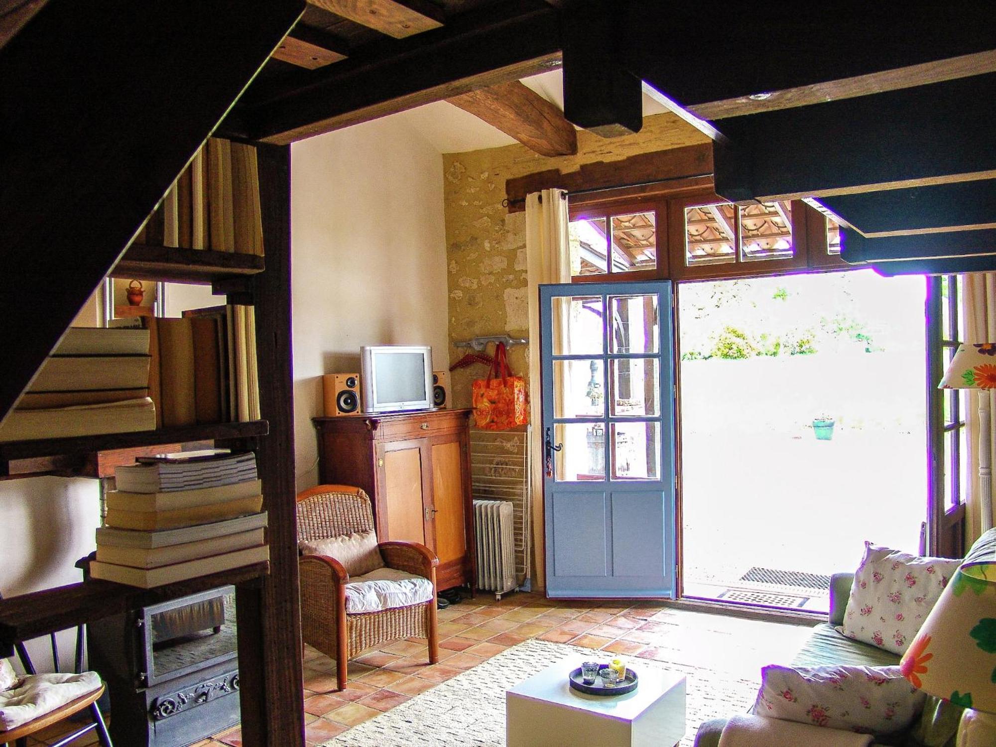 Snug Cottage In Saint Eutrope De Born With Pool Exteriér fotografie